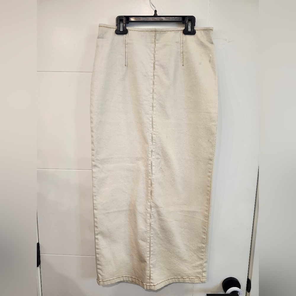 NWOT - BELLE VERE Maxi Skirt check pics